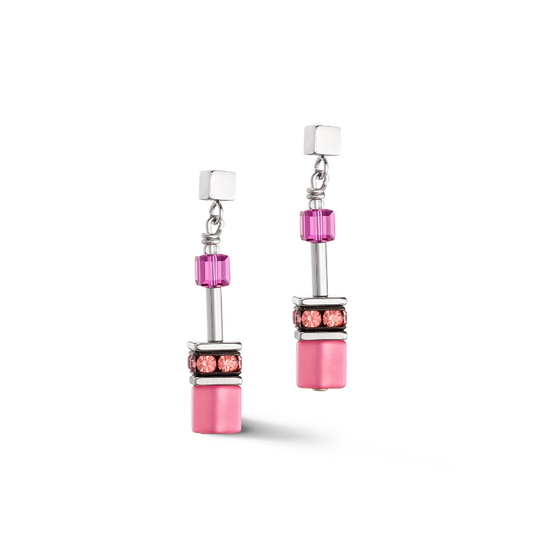 coeur de lion magenta pink earrings