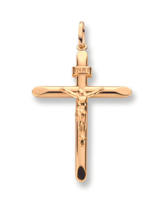 Gold Crucifix Pendant Hanron 