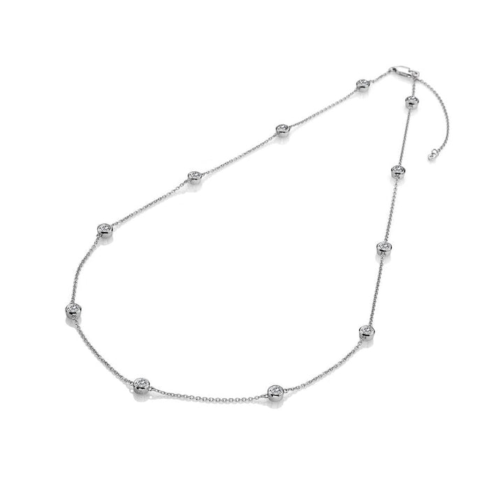 Hot Diamonds Tender Silver Necklace with White Topaz Necklaces & Pendants Hot Diamonds