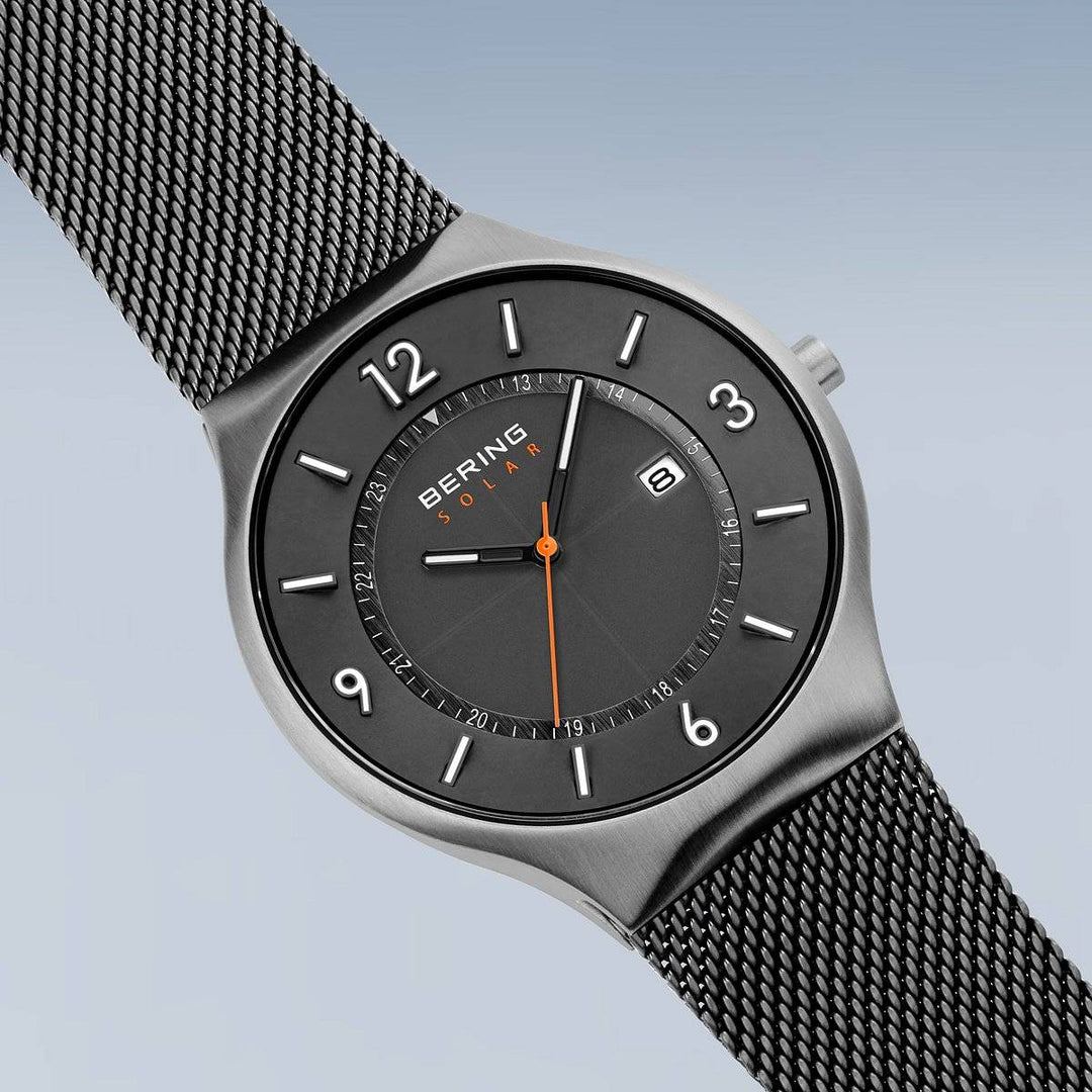 Bering Men's Grey Solar Watch 14441-377 Watches Bering