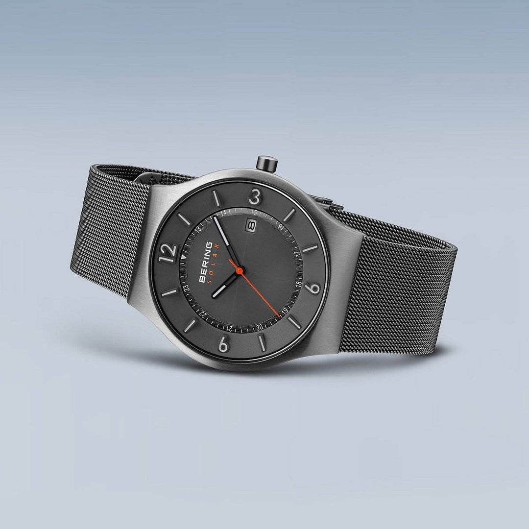 Bering Men's Grey Solar Watch 14441-377 Watches Bering