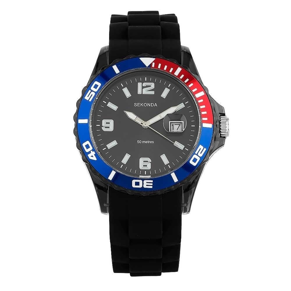 Sekonda Men's Watch with Rubber Strap 1710 Watches Sekonda 