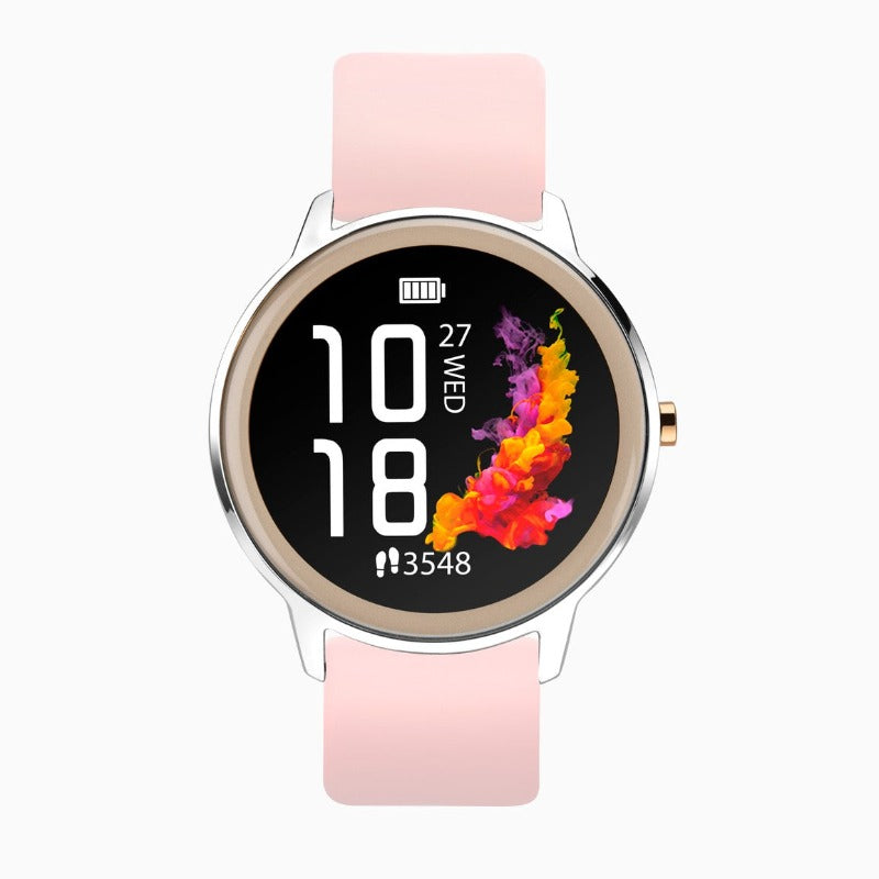 Ladies Sekonda Smartwatch with pink silicone strap Smartwatch Carathea