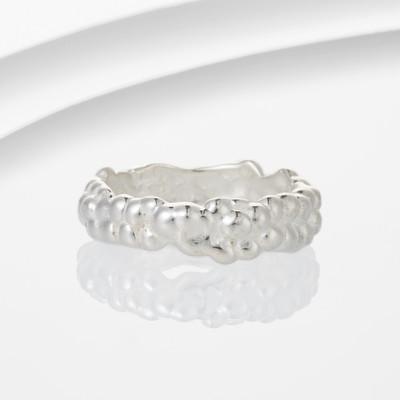 Silver Lava Ring Jewellery Banyan Q