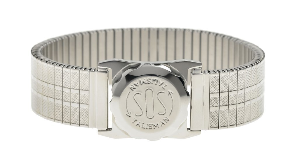 Silver hot sale sos bracelet