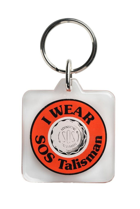 SOS Key Ring Fob Jewellery SOS Talisman 