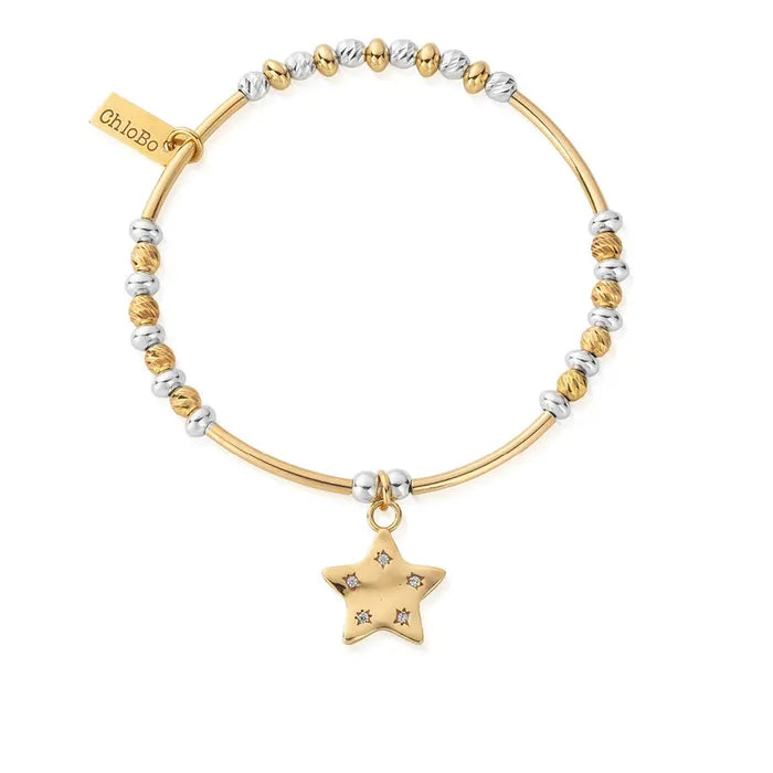 Chlobo Gold and Silver Sparkle Star Bracelet | Carathea