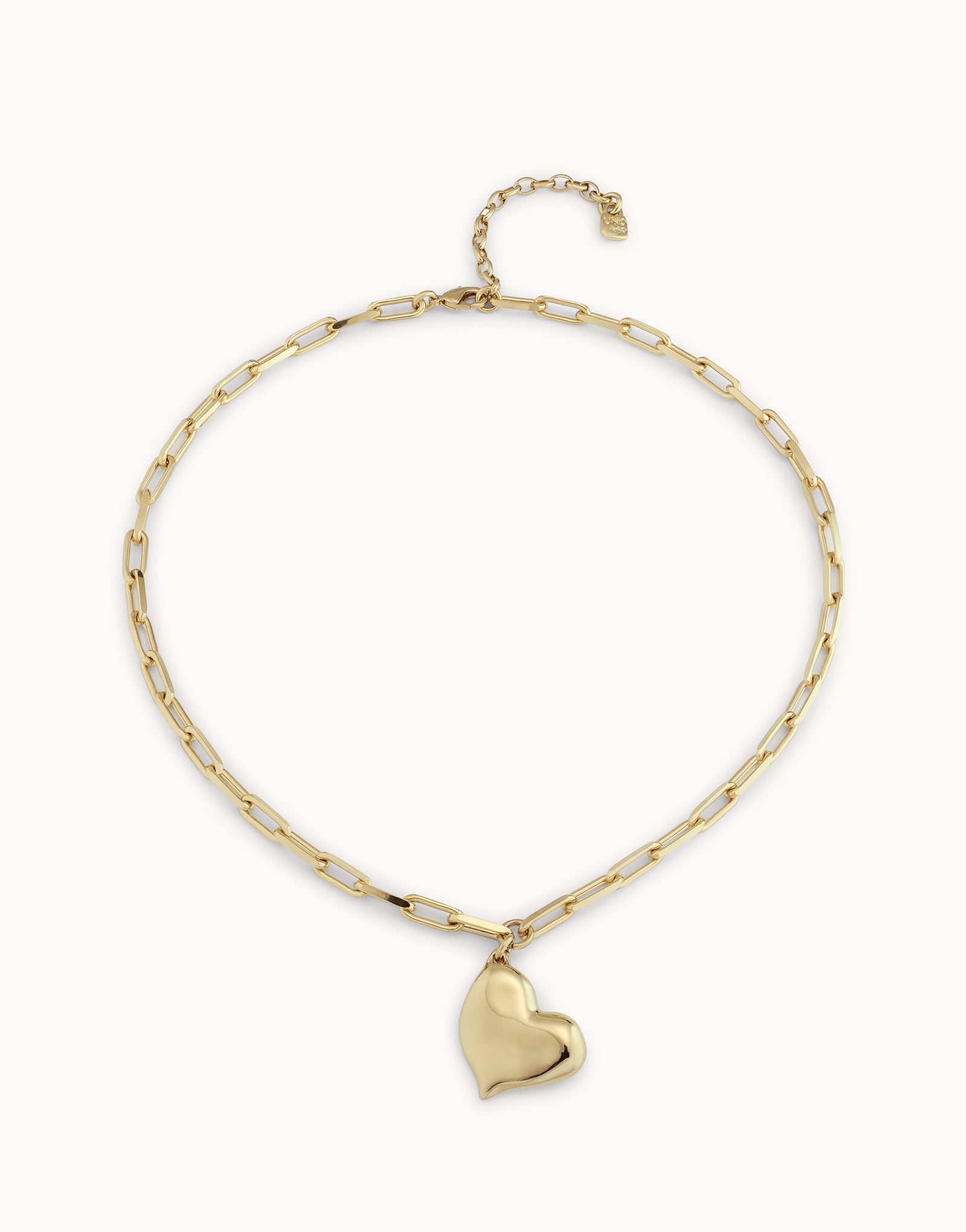 Uno de 50 Gold Plated Heartbeat Necklace Necklaces Uno de 50 